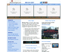 Tablet Screenshot of electronicsigns.com
